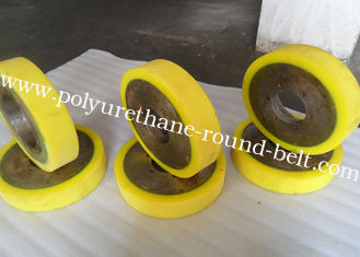 Oil Resistant Industrial PU Polyurethane Coating Rollers Wheels Replacement