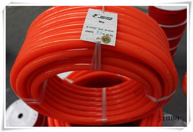 Orange PU Polyurethane Round Belt anti static with 3mm - 8mm Textile