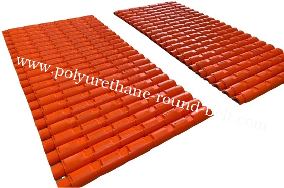 Underwater Pu Subsea Cable Protection Red Color Hydrolysis Resistant